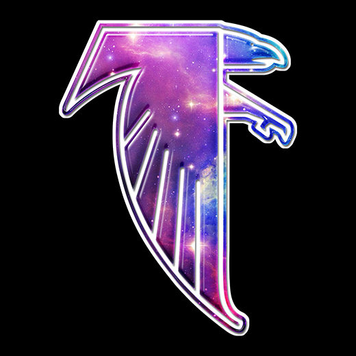 Galaxy Atlanta Falcons Logo iron on paper